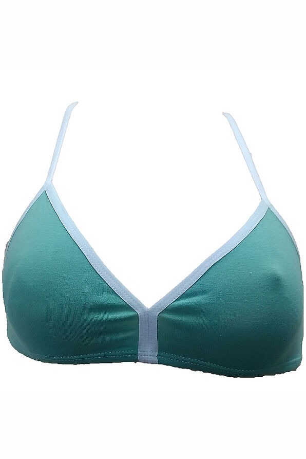 2-PACK GIRL COTTON CROP TOP TRIANGLE ADJUSTABLE STRAPS