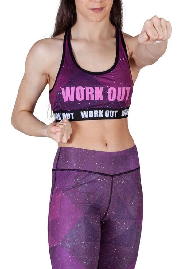 IDER - ΤΟΠ ΓΥΝΑΙΚΕΙΟ ΑΘΛΗΤΙΚΟ ΕΛΑΣΤΙΚΟ ΜΕΤΡΙΑΣ ΣΤΗΡΙΞΗΣ ΜΕ DIGITAL PRINTING ΜΩΒ ΓΕΩΜΕΤΡΙΚΑ WORK OUT