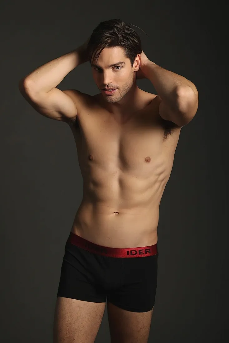 2-PACK ΑΝΔΡΙΚΟ BOXER ΒΑΜΒΑΚΕΡΟ ΜΕ ΦΑΡΔΥ ΓΥΑΛΙΣΤΕΡΟ ΧΡΩΜΑΤΙΣΤΟ ΕΞΩΤΕΡΙΚΟ ΛΑΣΤΙΧΟ ΜΕ ΜΑΥΡΟ LOGO IDER