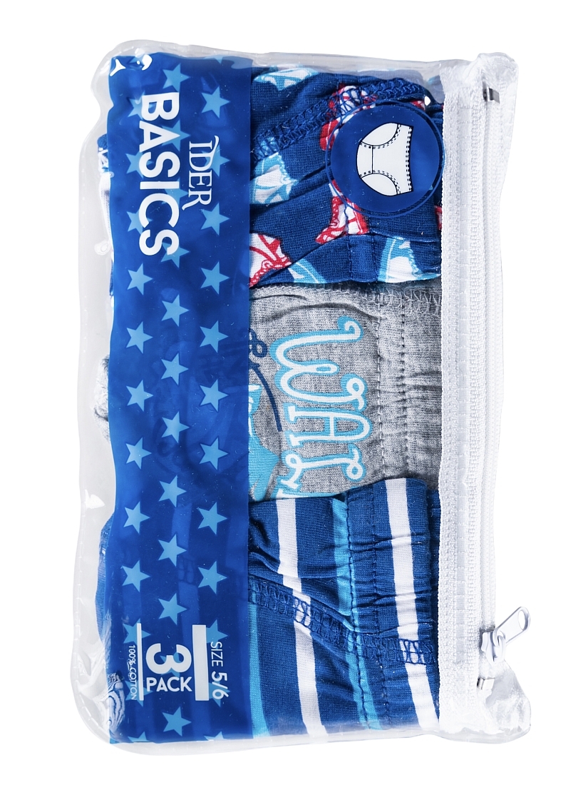 3-PACK ΑΓΟΡΙΣΤΙΚΟ ΣΛΙΠ ΒΑΜΒΑΚΕΡΟ ΜΕ ΕΣΩΤΕΡΙΚΟ ΛΑΣΤΙΧΟ ΚΑΙ ΣΧΕΔΙΟ ΡΙΓΕ/WALK/ΠΑΠΟΥΤΣΙΑ PRINT