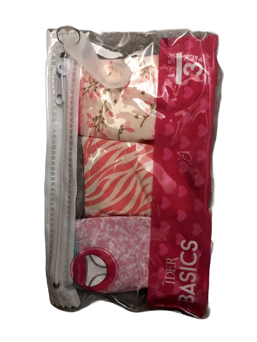 3-PACK GIRL COTTON KNICKER FLORAL/ANIMAL PATTERN