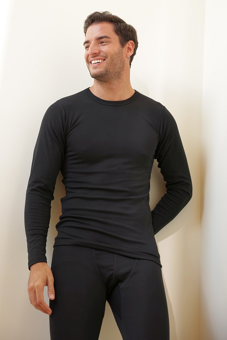 ΑΝΔΡΙΚΗ ΙΣΟΘΕΡΜΙΚΗ ΜΠΛΟΥΖΑ ΜΕ ΒΙΣΚΟΖΗ ΜΑΚΡΥ ΜΑΝΙΚΙ ΣΤΡΟΓΓΥΛΟΣ ΛΑΙΜΟΣ