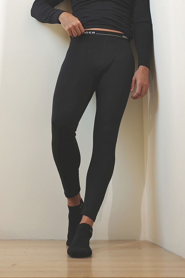 MAN THERMAL VISCOSE LEGGINGS WITH DART ON FRONT TOTAL COMFORT WITHOUT CONSTRICTION AND WITH EXTERNAL WAISTBAND