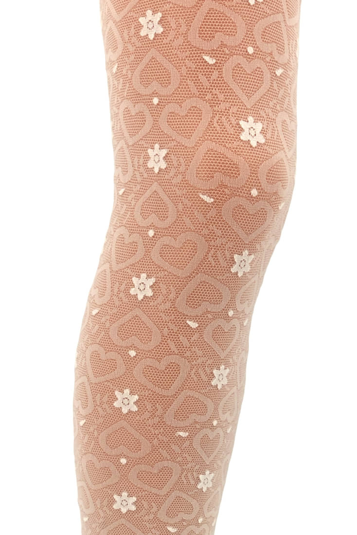 ΚΑΛΣΟΝ ΠΑΙΔΙΚΟ ΕΛΑΣΤΙΚΟ ΜΕ ΦΛΟΡΑΛ ΣΧΕΔΙΟ ΚΑΙ ΚΑΡΔΙΕΣ