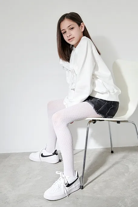 ΚΟΡΙΤΣΙΣΤΙΚΟ ΟΠΑΚ ΕΛΑΣΤΙΚΟ ΚΑΛΣΟΝ 80DEN ΜΕ ΣΧΕΔΙΟ ΑΝΑΓΛΥΦΟΥΣ ΡΟΜΒΟΥΣ