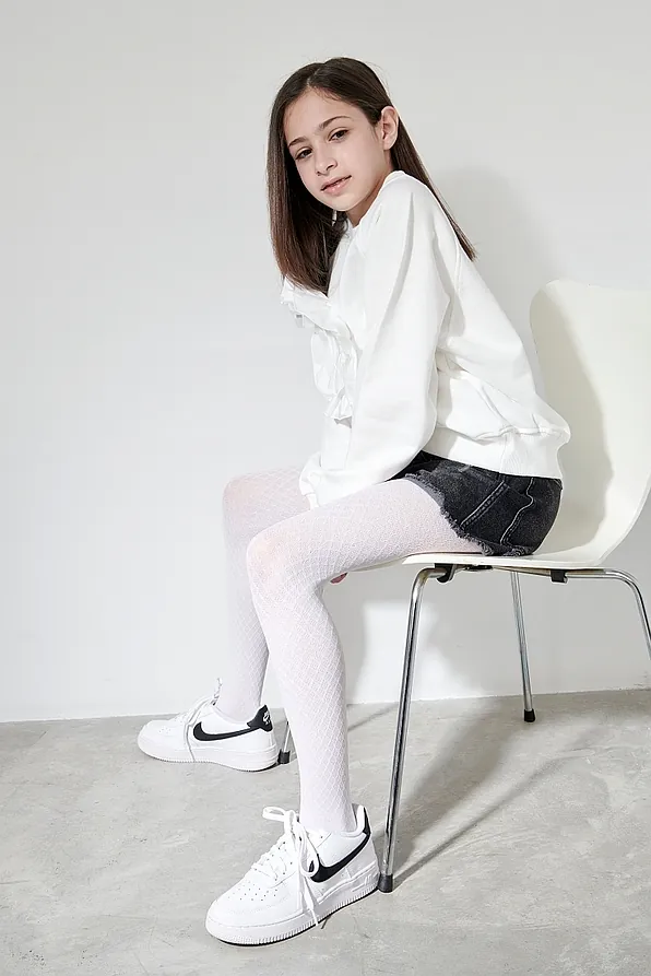 ΚΟΡΙΤΣΙΣΤΙΚΟ ΟΠΑΚ ΕΛΑΣΤΙΚΟ ΚΑΛΣΟΝ 80DEN ΜΕ ΣΧΕΔΙΟ ΑΝΑΓΛΥΦΟΥΣ ΡΟΜΒΟΥΣ