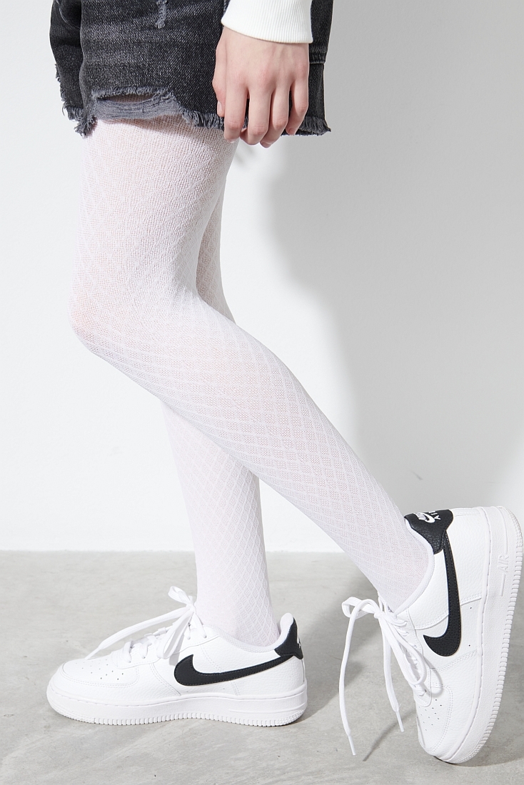 ΚΟΡΙΤΣΙΣΤΙΚΟ ΟΠΑΚ ΕΛΑΣΤΙΚΟ ΚΑΛΣΟΝ 80DEN ΜΕ ΣΧΕΔΙΟ ΑΝΑΓΛΥΦΟΥΣ ΡΟΜΒΟΥΣ