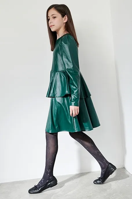 ΚΟΡΙΤΣΙΣΤΙΚΟ DEMI ΟΠΑΚ ΕΛΑΣΤΙΚΟ ΚΑΛΣΟΝ 40DEN ΜΕ ΣΧΕΔΙΟ ΣΤΑΜΠΑ ΑΣΗΜΕΝΙΑ GLITTER ΛΟΥΛΟΥΔΙΑ