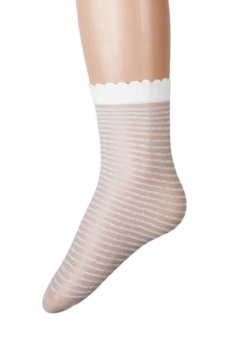 ΣΟΣΟΝΙ ΠΑΙΔΙΚΟ ΕΛΑΣΤΙΚΟ ΜΕ ΟΡΙΖΟΝΤΙΕΣ ΡΙΓΕΣ ΑΠΟ ΑΣΗΜΙ LUREX