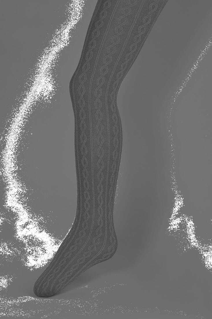 ΚΟΡΙΤΣΙΣΤΙΚΟ ΕΛΑΣΤΙΚΟ ΑΔΙΑΦΑΝΟ ΚΑΛΣΟΝ ΜΕΛΑΝΖΕ 40DEN ΜΕ ΣΧΕΔΙΟ ΚΑΘΕΤΕΣ ΠΛΕΞΟΥΔΕΣ