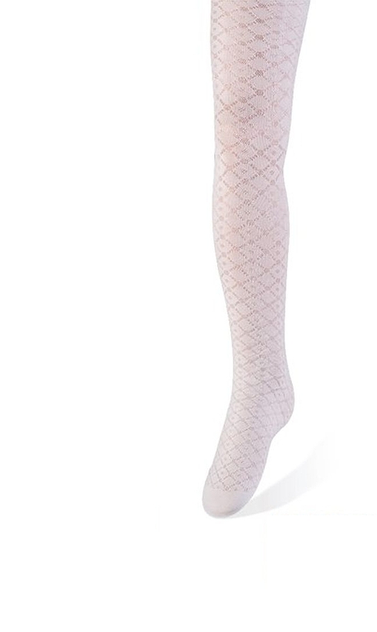 KIDS ELASTIC OPAQUE TIGHTS WITH SMALL ROBOTS PATTERN