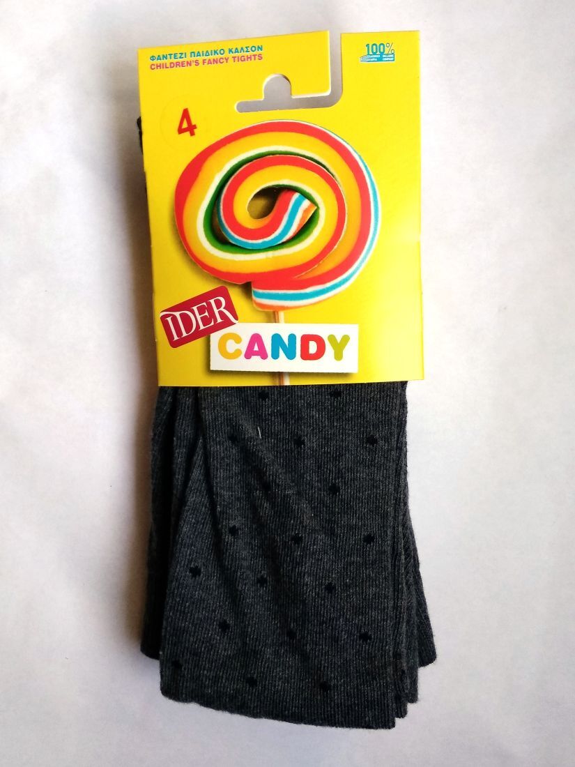 IDER - ΠΑΙΔΙΚΟ ΚΑΛΣΟΝ ΒΑΜΒΑΚΕΡΟ ΜΕ ΠΟΥΑ ΣΧΕΔΙΟ ΚΑΙ ΓΡΑΜΜΑΤΑ