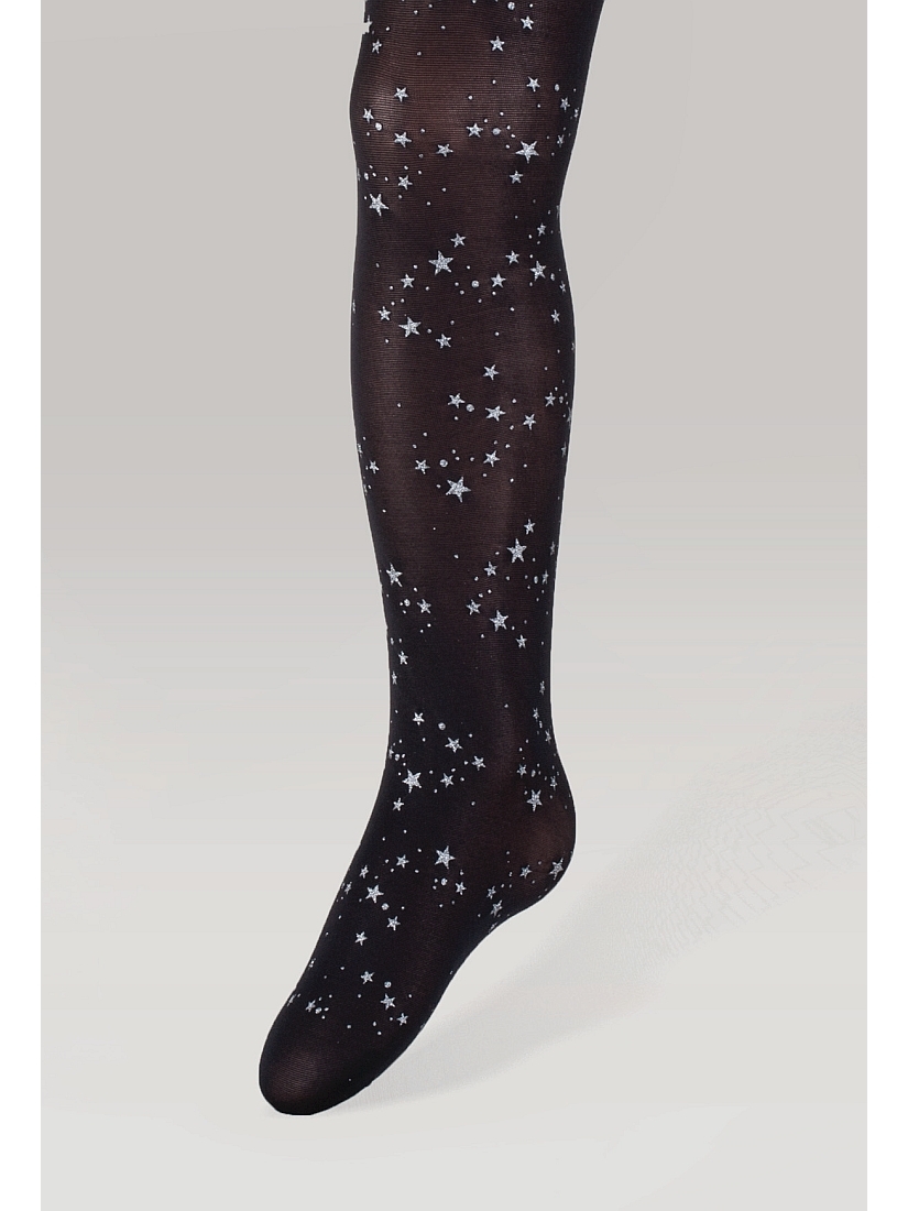 IDER - ΚΑΛΣΟΝ ΠΑΙΔΙΚΟ 45DEN. ΜΕ ΣΤΑΜΠΑ ΣΧΕΔΙΟ ΑΣΤΕΡΙΣΜΟΥΣ ΣΕ ΧΡΩΜΑ ΑΣΗΜΙ