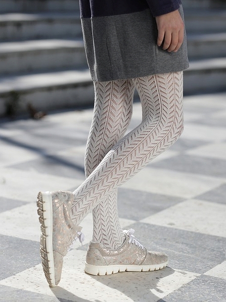 IDER - ΚΑΛΣΟΝ ΠΑΙΔΙΚΟ ΒΑΜΒΑΚΕΡΟ ΜΕ ΠΛΕΚΤΟ ΣΧΕΔΙΟ (TRAFORATO)