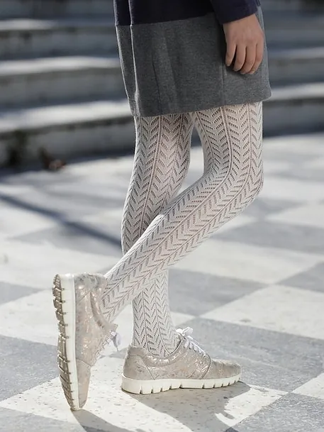 IDER - ΚΑΛΣΟΝ ΠΑΙΔΙΚΟ ΒΑΜΒΑΚΕΡΟ ΜΕ ΠΛΕΚΤΟ ΣΧΕΔΙΟ (TRAFORATO)