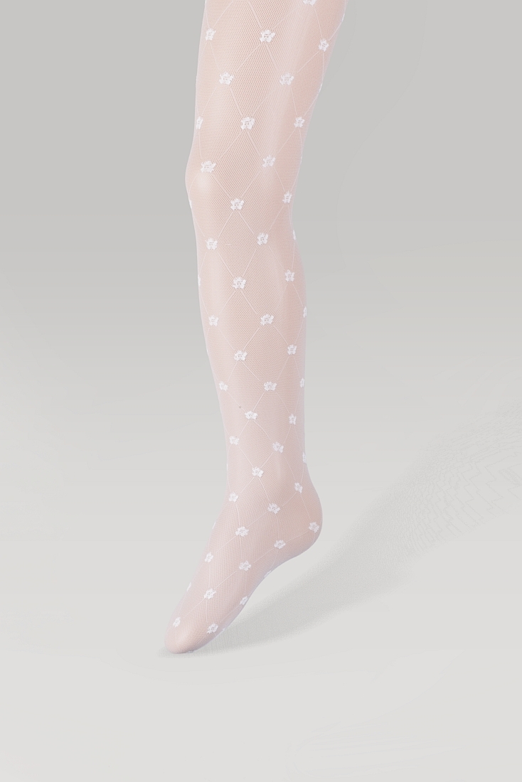 IDER - ΚΑΛΣΟΝ ΠΑΙΔΙΚΟ 20DEN. ΦΙΛΕ ΜΕ ΣΧΕΔΙΟ ΛΟΥΛΟΥΔΙΑ ΚΑΙ ΡΟΜΒΟΥΣ.