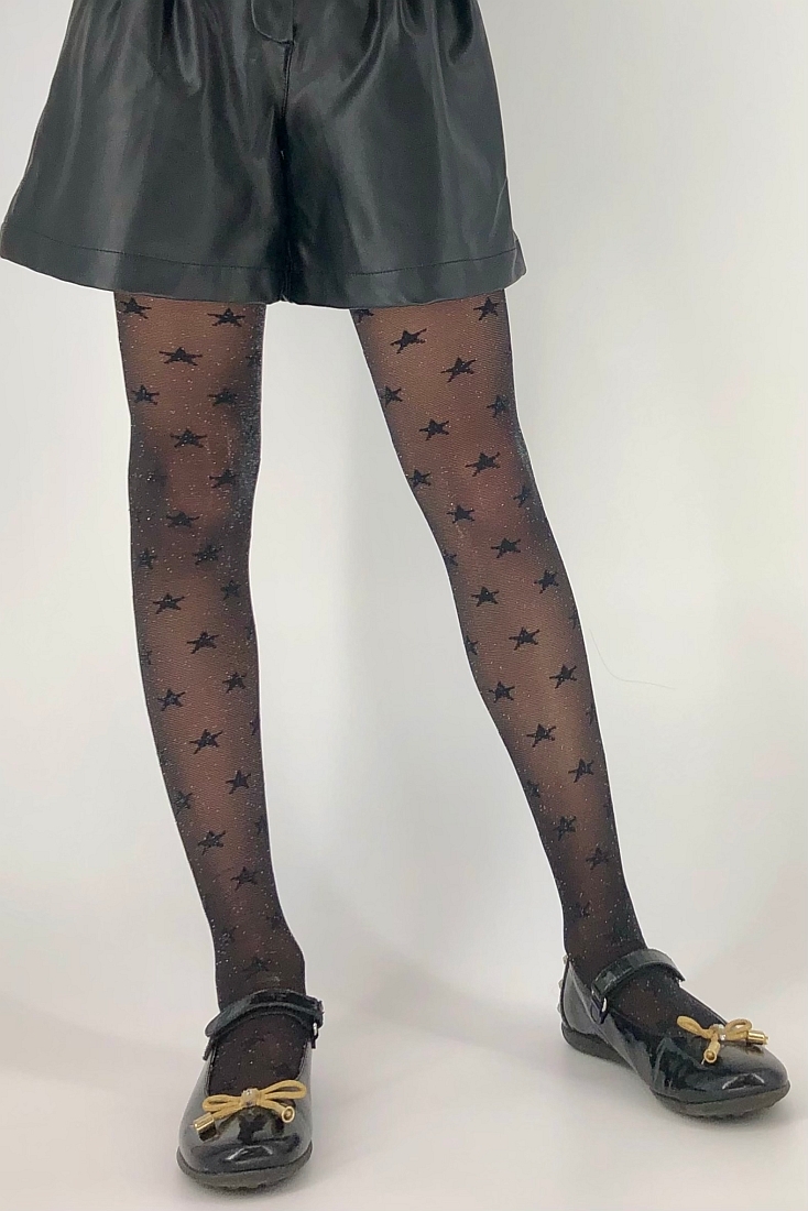 ΠΑΙΔΙΚΟ ΚΑΛΣΟΝ 30DEN ΜΕ ΣΧΕΔΙΟ ΑΣΤΕΡΙΑ. ΤΟ ΚΑΛΣΟΝ ΕΙΝΑΙ ΙΡΙΔΙΖΟΝ ΑΣΗΜΙ ΑΝΑΛΟΓΑ ΤΟ ΦΩΣ