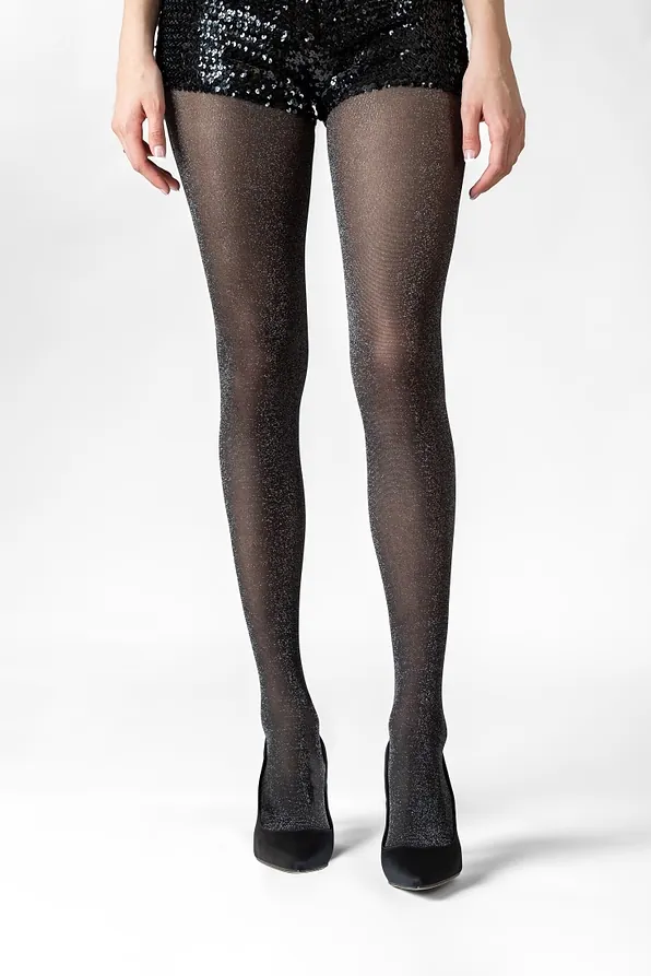 WOMAN SHEER ELASTIC TIGHTS 20DEN WITH A VELVETY FEEL AND LUREX