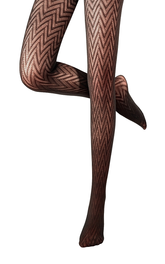 IDER - ΚΑΛΣΟΝ ΓΥΝΑΙΚΕΙΟ ΕΛΑΣΤΙΚΟ 40DEN., TRAFORATO, ΜΕ ΣΧΕΔΙΟ ΜΕΓΑΛΑ ZIG ZAG