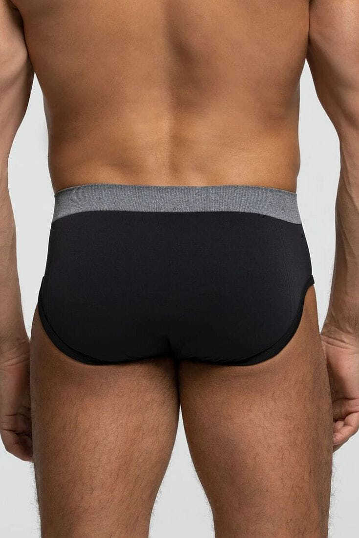 SLIP.U.ECO FRIENDLY ΑΝΔΡΙΚΟ ΣΛΙΠ ΑΠΟ ΜΑΛΑΚΗ ΑΝΑΓΕΝΝΗΜΕΝΗ ΜΙΚΡΟΪΝΑ "Q-NOVA" ΚΑΙ ΜΑΛΑΚΟ ΜΕΛΑΝΖΕ ΛΑΣΤΙΧΟ ΧΡΩΜΑΤΙΚΑ ΑΝΤΙΘΕΤΟ