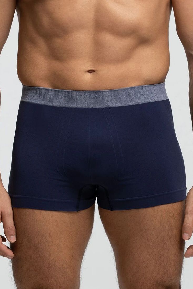 BOXER.U.ECO FRIENDLY ΑΝΔΡΙΚΟ BOXER ΑΠΟ ΜΑΛΑΚΗ ΑΝΑΓΕΝΝΗΜΕΝΗ ΜΙΚΡΟΪΝΑ "Q-NOVA" ΚΑΙ ΜΑΛΑΚΟ ΜΕΛΑΝΖΕ ΛΑΣΤΙΧΟ ΧΡΩΜΑΤΙΚΑ ΑΝΤΙΘΕΤΟ