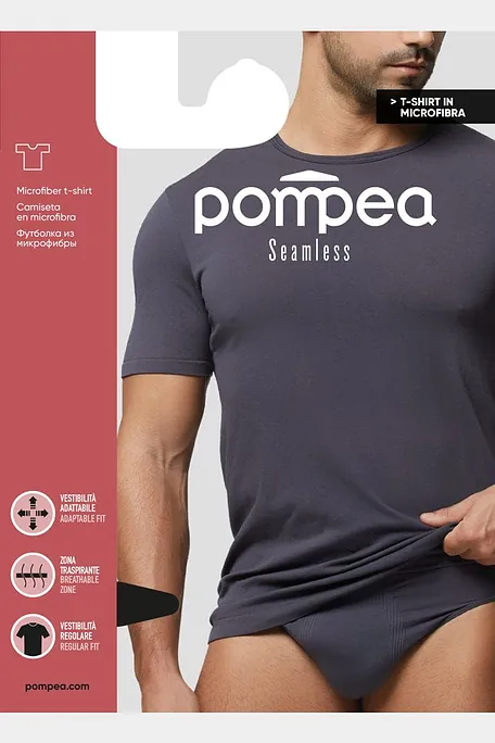 T.SHIRT.U.SEAMLESS ΑΝΔΡΙΚΗ ΦΑΝΕΛΑ ΑΠΟ ΜΑΛΑΚΗ ΜΙΚΡΟΪΝΑ ΚΑΙ ΒΑΚΤΗΡΙΟΣΤΑΤΙΚΟ ΝΗΜΑ "Q-SKIN" ΣΤΙΣ ΔΙΑΠΝΕΟΥΣΕΣ ΖΩΝΕΣ ΜΕ ΚΟΝΤΟ ΜΑΝΙΚΙ ΚΑΙ ΣΤΡΟΓΓΥΛΟ ΚΛΕΙΣΤΟ ΛΑΙΜΟ