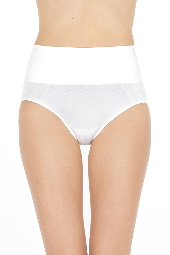 HIGH WAIST SHAPING BRIEFS WITH CONTROL EFFECT, WITH GUSSET