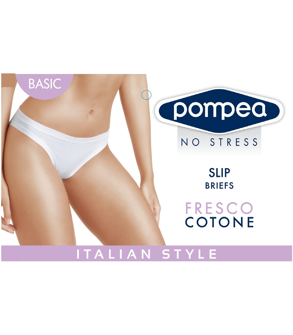 SLIP CLASSICO COTTON - ΣΛΙΠ ΓΥΝΑΙΚΕΙΟ ΑΠΟ ΕΛΑΣΤΙΚΟ ΒΑΜΒΑΚΙ TAI, ΚΛΑΣΣΙΚΟ