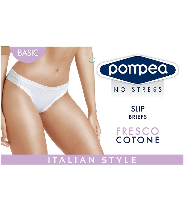 SLIP CLASSICO COTTON - ΣΛΙΠ ΓΥΝΑΙΚΕΙΟ ΑΠΟ ΕΛΑΣΤΙΚΟ ΒΑΜΒΑΚΙ TAI, ΚΛΑΣΣΙΚΟ