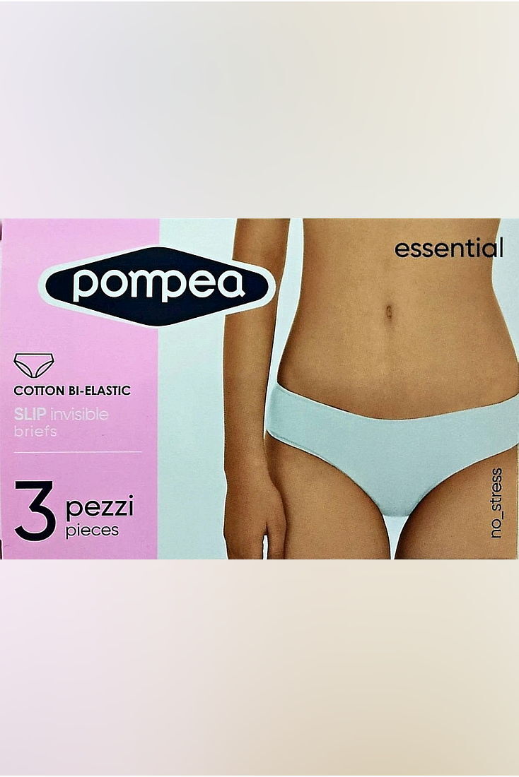 POMPEA ESSENTIAL - ΣΛΙΠ ΓΥΝΑΙΚΕΙΟ ΑΠΟ ΕΛΑΣΤΙΚΟ ΒΑΜΒΑΚΙ (3 TMX)