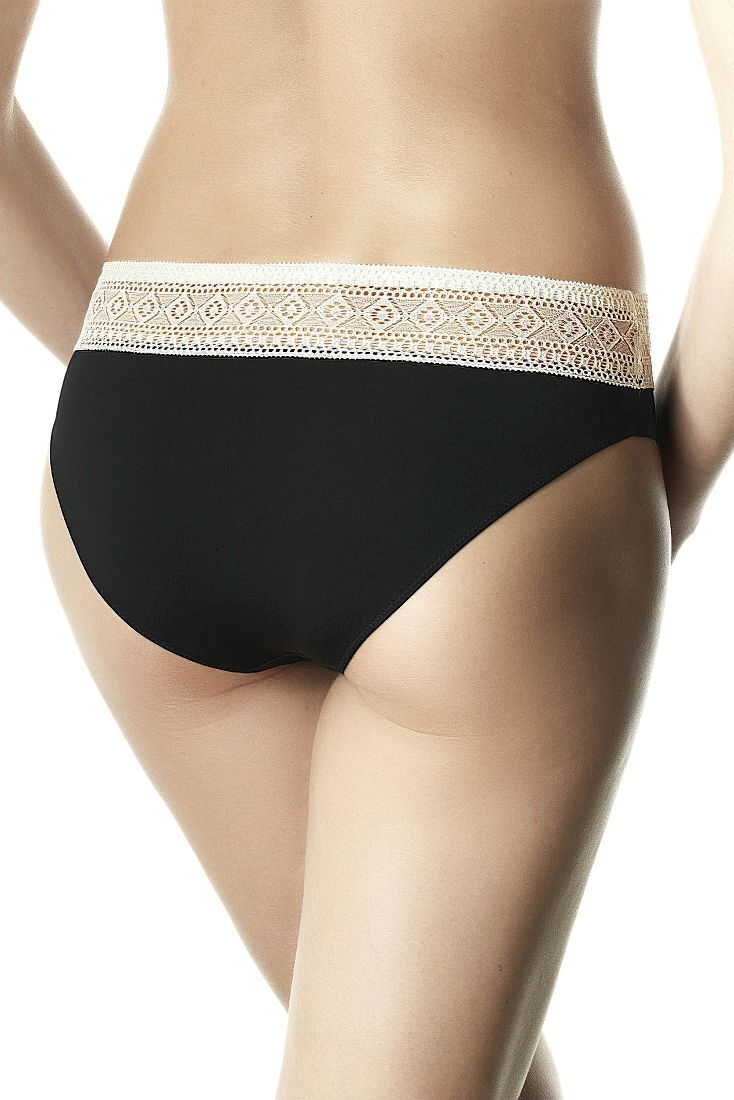 POMPEA  MERENGUE -  ΣΛΙΠ BIKINI ΑΠΟ ΜΑΛΑΚΗ ΜΙΚΡΟΪΝΑ ΜΕ ΔΑΝΤΕΛΑ ΣΤΟ ΠΑΝΩ ΜΕΡΟΣ