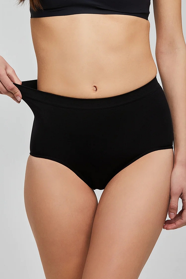 WOMAN TUMMY CONTROL MIDI SLIP OF SOFT MICROFIBRE - SLIP CONTENITIVO