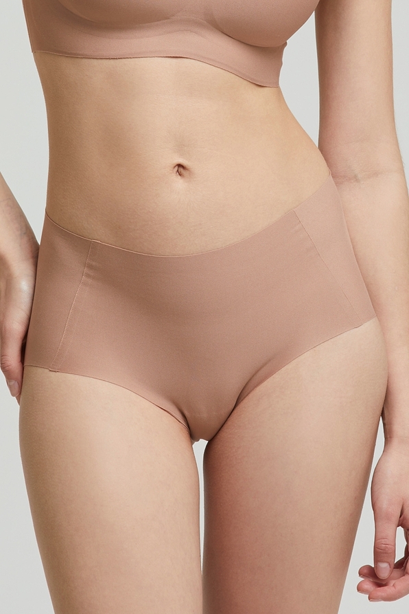 LASER CUT HIGH WAISTED HIPSTER NORMAL BACK COVERAGE WITH COTTON GUSSET-SLIP ALTO SECOND SKIN