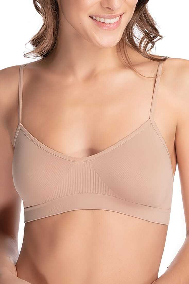 BRASSIERE SILVER ΓΥΝΑΙΚΕΙΟ ΤΟΠ ΑΠΟ ΜΑΛΑΚΗ ΜΙΚΡΟΪΝΑ ΜΟΝΟΧΡΩΜΟ