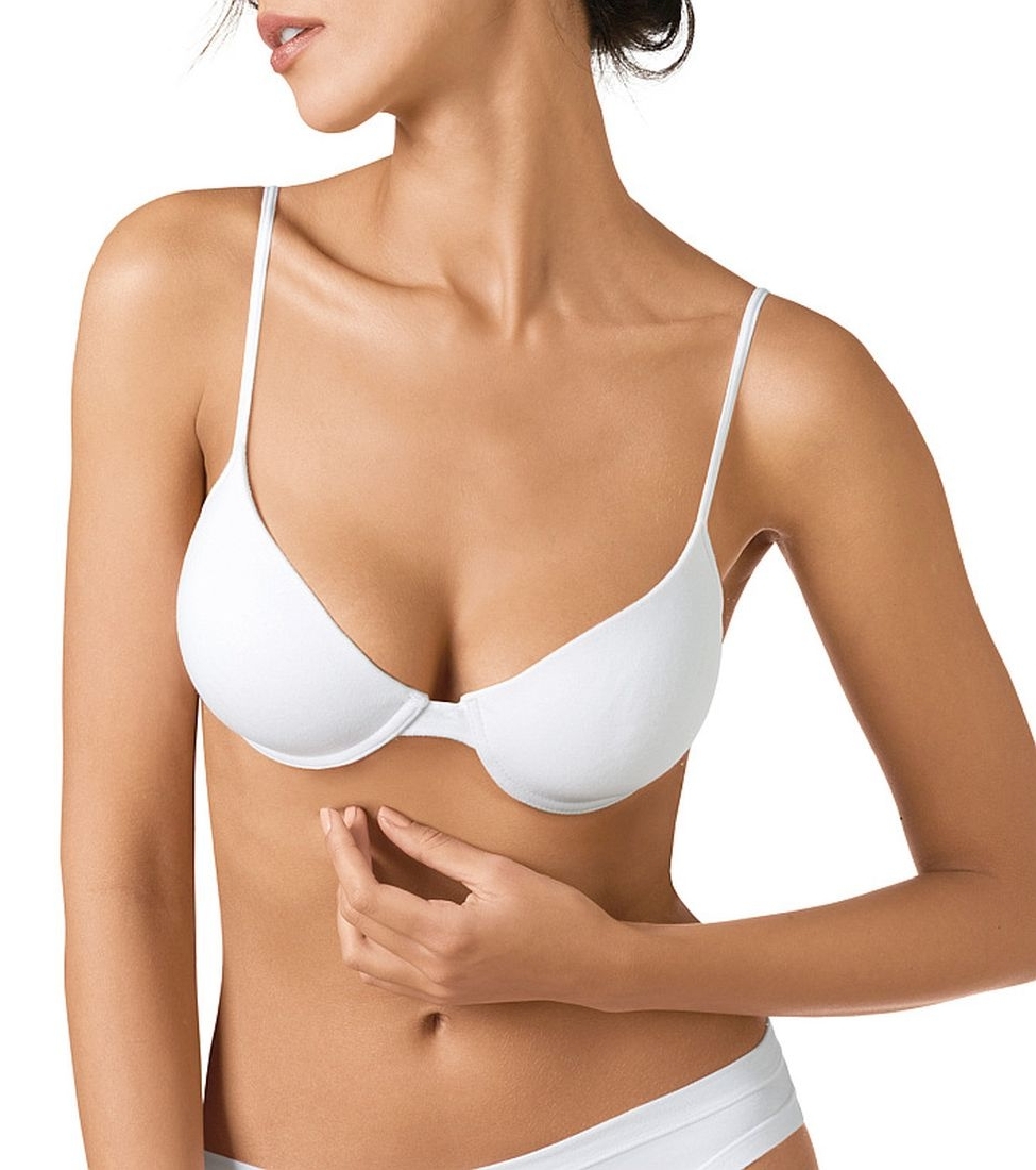 STRETCH COTTON BRA WITH PADDE CUPS