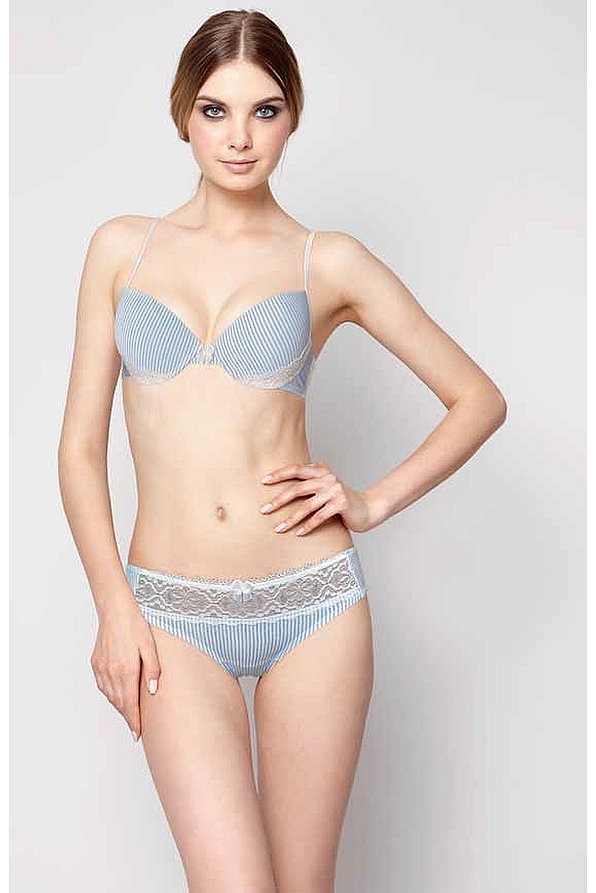 PUSH UP BRA LARIANO ΣΟΥΤΙΕΝ ΒΑΜΒΑΚΕΡΟ, ΜΕ ΕΝΙΣΧΥΣΗ ΓΙΑ ΑΝΟΡΘΩΣΗ ΣΤΗΘΟΥΣ ΚΑΙ ΜΠΑΝΕΛΑ