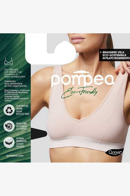 BRAS.V.ECO FRIENDLY ΓΥΝΑΙΚΕΙΟ ΤΟΠ ΜΕ ΦΑΡΔΙΑ ΤΙΡΑΝΤΑ ΚΑΙ ΒΑΘΥ V DECOLTE ΑΠΟ ΜΑΛΑΚΗ ΑΝΑΓΕΝΝΗΜΕΝΗ ΜΙΚΡΟΪΝΑ "Q-NOVA" ΠΛΕΞΗ ΡΙΜΠ ΚΑΙ ΜΑΛΑΚΟ ΜΕΛΑΝΖΕ ΛΑΣΤΙΧΟ ΧΡΩΜΑΤΙΚΑ ΑΝΤΙΘΕΤΟ