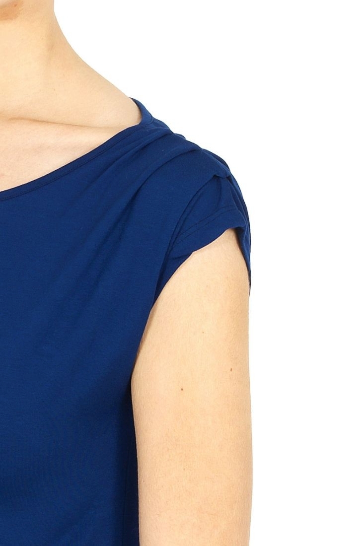 MAGLIA BADIA - ΜΠΛΟΥΖΑ ΓΥΝΑΙΚΕΙΑ ΜΑΚΡΥΑ ΑΠΟ ΕΛΑΣΤΙΚΗ ΒΙΣΚΟΖΗ, ΜΕ ΚΟΝΤΟ ΜΑΝΙΚΙ ΚΑΙ STRASS