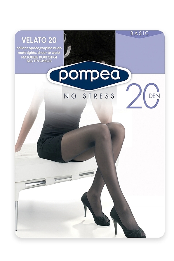 POMPEA VELATO 20 DEN - SHEER TIGHTS WITH ELASTANE, MATT