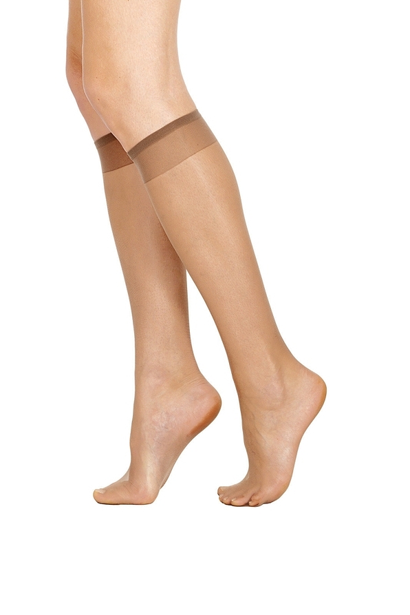 VANI 20 DEN - EVERY DAY KNEE HIGH WITH ELASTANE, MAT, SHEER