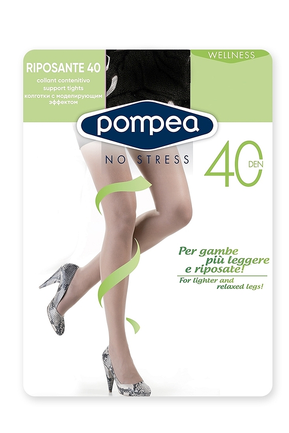 RIPOSANTE 40 DEN - TIGHTS WITH ELASTANE, MATT, CONTROL TOP