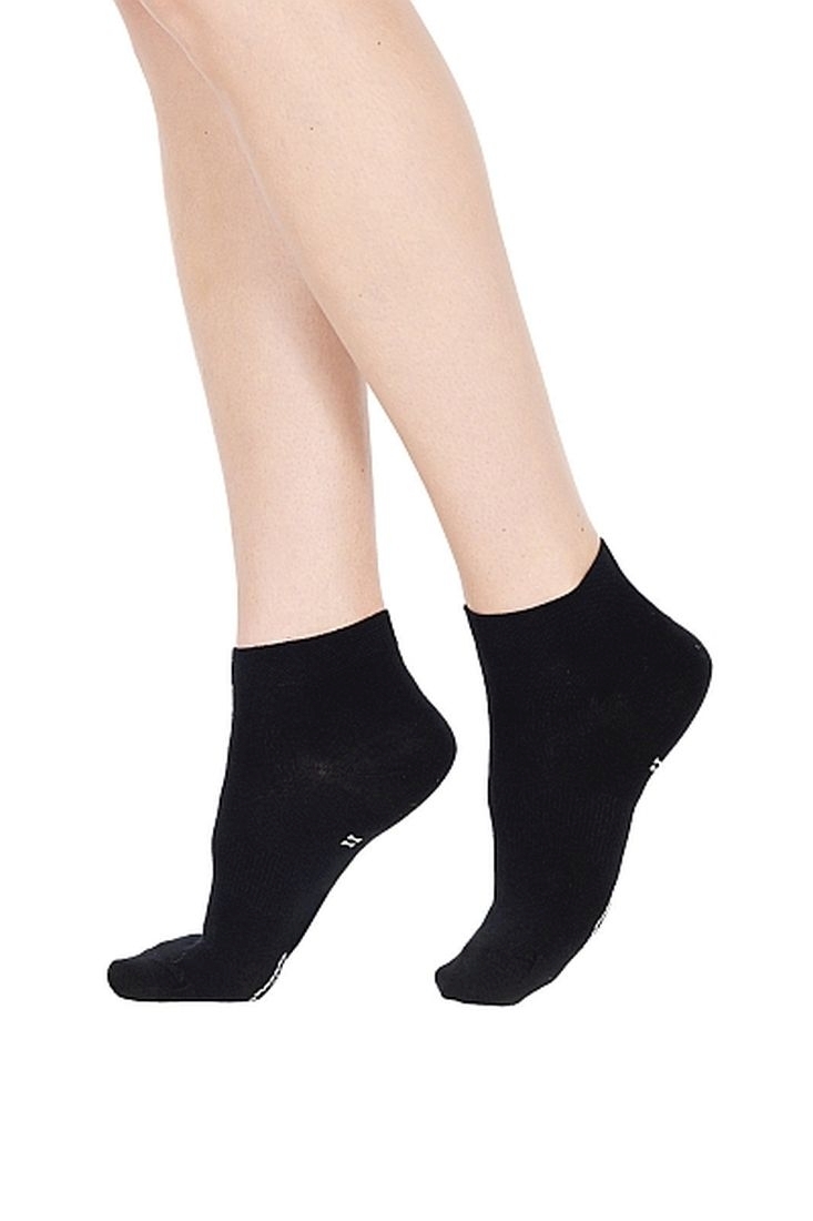 BIKE LEI COTTON ANKLE SOCKS WITH ELASTANE FLAT KNIT (3 PAIRS)
