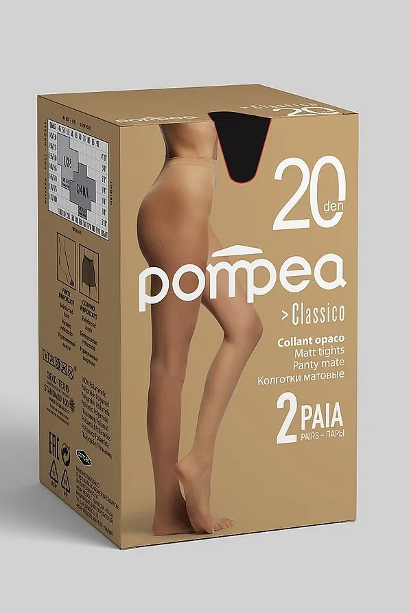 2-PACK MOUSSE ΔΙΑΦΑΝΟ ΚΑΛΣΟΝ 20DEN ΜΑΤ ΜΕ ΚΙΛΟΤΑ & ΜΥΤΗ 2 TMX-CLASSICO