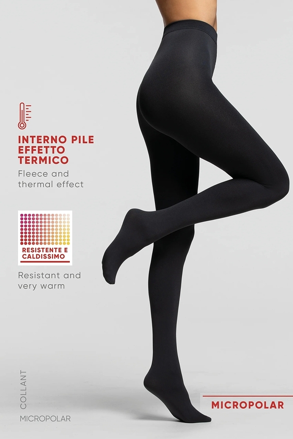 POMPEA MICROPOLAR TIGHTS ULTRA OPAQUE