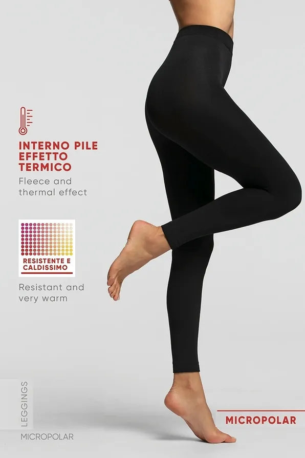 LEGGING MICROPOLAR - ΚΟΛΑΝ ΑΠΟΛΥΤΑ ΑΔΙΑΦΑΝΟ, ΜΟΝΟΚΟΜΜΑΤΟ, ΙΣΟΘΕΡΜΙΚΟ