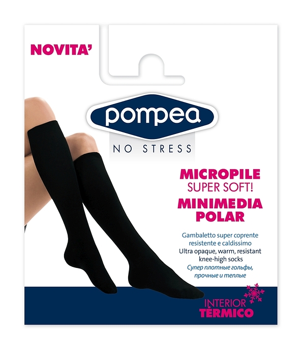 POMPEA MICROPOLAR GB- SUPER OPAQUE THERMAL KNEE-HIGHS