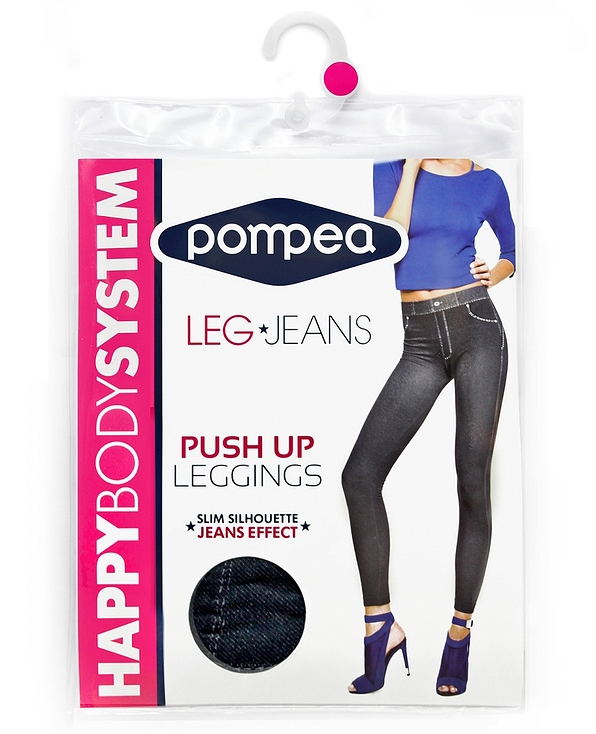 LETICIA-VISCOSE SEAMLESS LEGGINGS WITH ZIP MOTIF