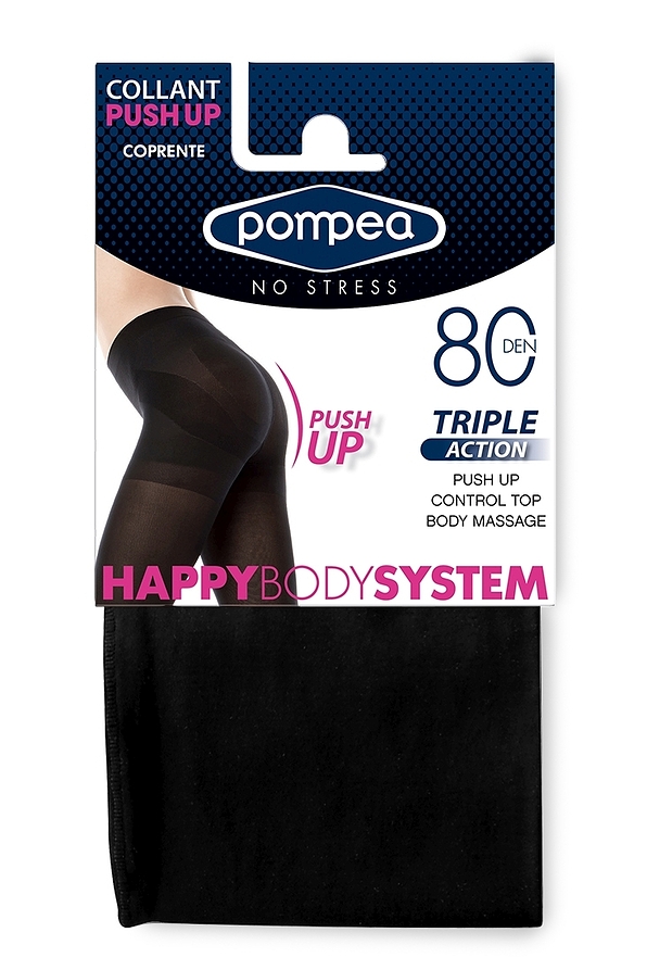 HBS CL ANNA 80 SHEER ELASTIC TIGHTS 80DEN MATT SHAPE UP MASSAGE BODY