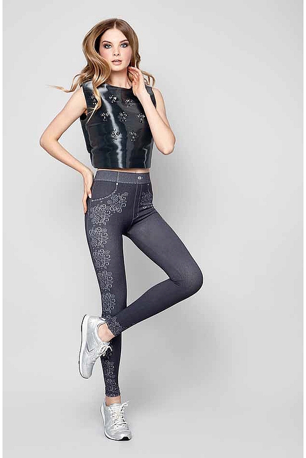 LEGJEANS FRASCATI ΕΛΑΣΤΙΚΟ ΚΟΛΑΝ ΑΠΟ ΒΙΣΚΟΖΗ, ΑΔΙΑΦΑΝΟ, ΜΕ ΑΠΟΤΕΛΕΣΜΑ JEANS ΚΑΙ ΣΧΕΔΙΟ ΛΟΥΛΟΥΔΙΑ