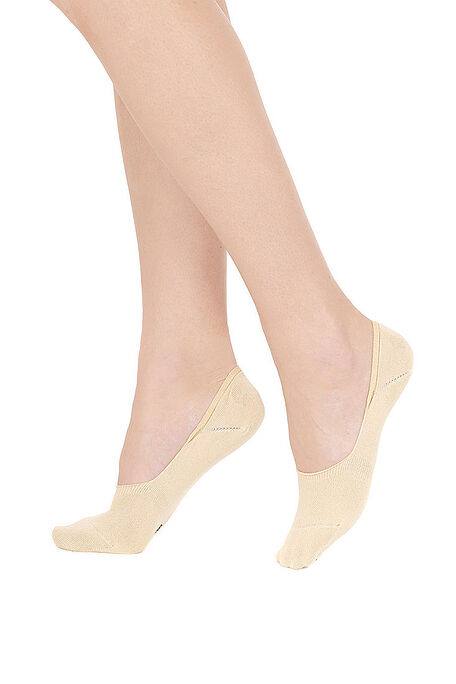 POMPEA ADELFIA - WOMAN COTTON SHOE LINER WITH SILICON BAND (3 PACK)